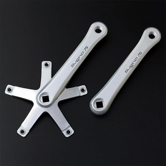 SUGINO Crankset SG75 144 AA NJS 6.5 inches 165 mm Silver