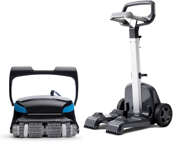 Dolphin Nautilus CC Supreme Wi-Fi Automatic Robotic Pool Vacuum Cleaner Includes Caddy, Easy to Transport and Store, Ideal for In-Ground Pools up to 50 FT in Length