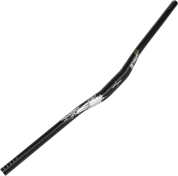 Satori DEVIANT Flat Riser Handlebar for MTB Mountain Bike Downhill & Enduro Bicycle AL7050 Aluminum Alloy 7 Degree Sweep 31.8mm Clamp - Rise 20mm - Width 780mm