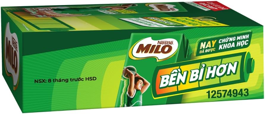 Nestle Milo sua lua mach 6.1 fl oz 180 ml, 48 Bottles