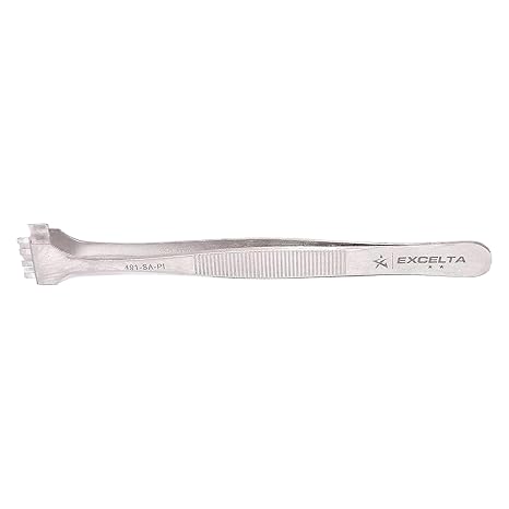 Excelta Wafer Tweezers for 4" Wafers, 5" Fingered Paddle, Intermediate