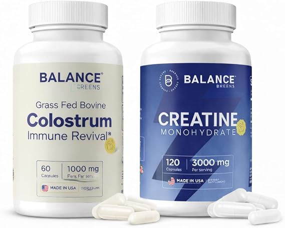 Balancebreens Colostrum + Creatine Wellness & Performance Bundle