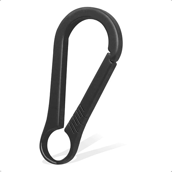 PJYTAC Key Clip Carabiner Keychain Small Titanium