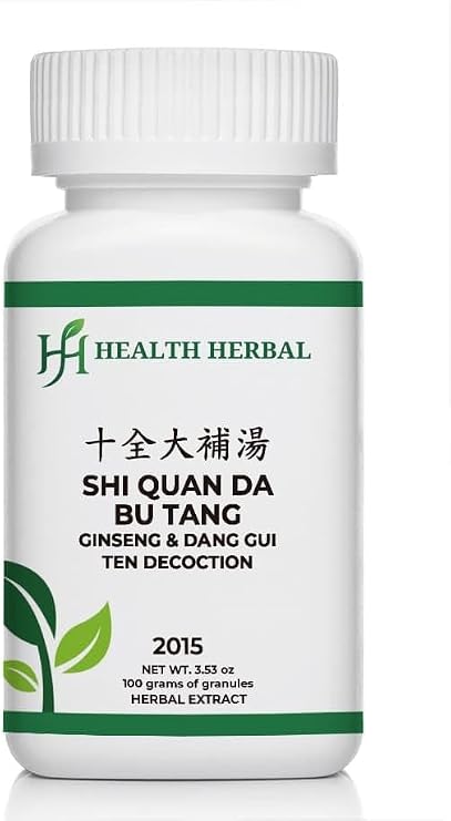 HH2015 Shi Quan Da Bu Tang/Ginseng & Dang GUI Ten Decoction, Granule, 100 Grams/Bottle