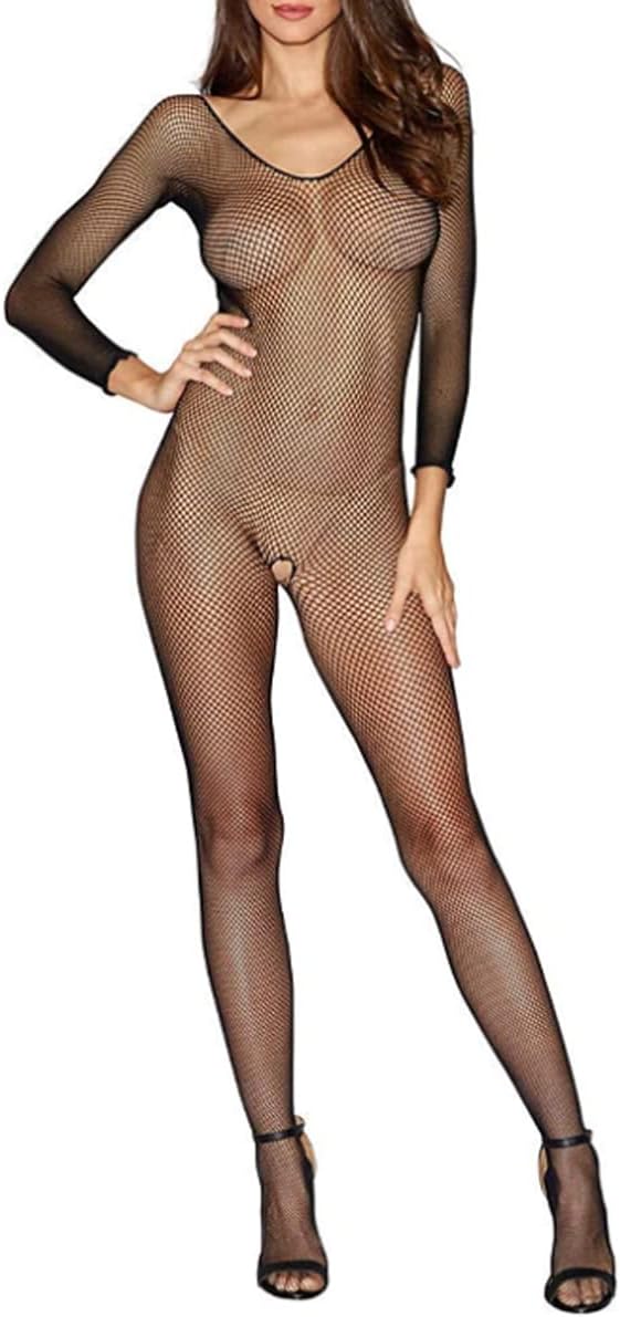 V-Ting Women's Sexy Lingerie for Sex - Sexy Lingerie with Crotchless Sexy Underwear for Woman Bodystocking Open Erotic Underwear Women Underwear Jumpsuit Summer Women Set