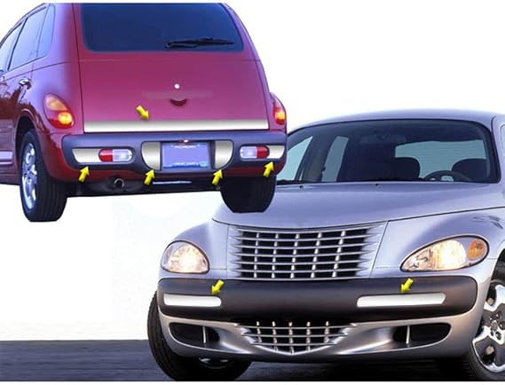 Polished Bumper Package fits Chrysler PT Cruiser 2001-2001 4DR [7pcs]