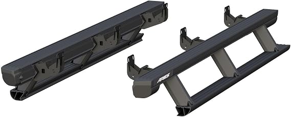 ARIES 3047912 ActionTrac 83.6-Inch Retractable Powered Running Boards, Fits Select Dodge, Ram 1500, 2500, 3500 Crew Cab