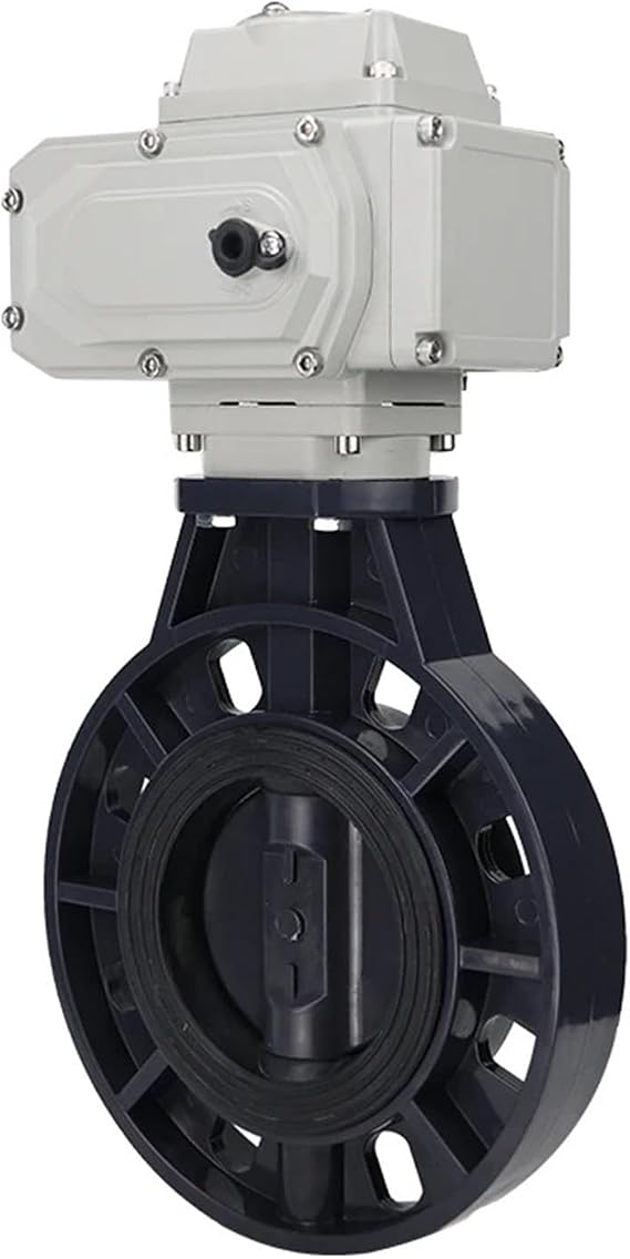 AC220V 2.5"" DN65 Motorized Butterfly Valve Wafer Type Sealing