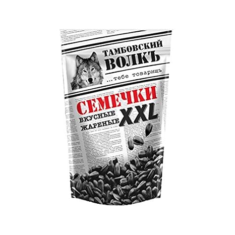 Tambovsky Volk XXL Roasted Sunflower Seeds 400g Pack of 4