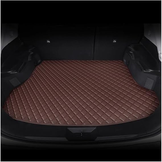 Car Boot Liners PU Leather Custom Car Trunk Mats Interior Carpet Compatible With Honda Shuttle 2014 2015 2016 2017 2018(Coffee)