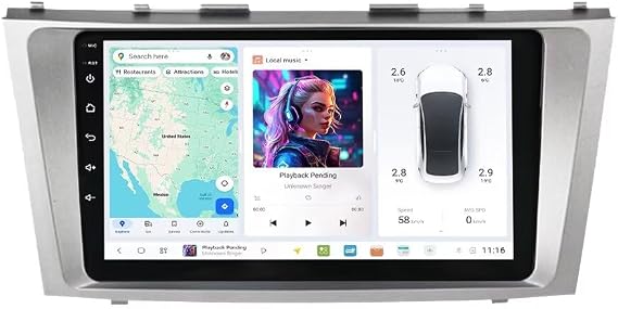 MekedeTech DUDU3 Android Radio for Toyota Camry 2006-2011,4GB+64GB