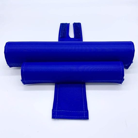 Solid Color Nylon BMX Pad Sets Blue 1.25" top Tube Diameter