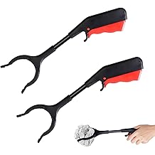Litter Pickers 2pcs Grabbers for Disabled 30cm Grabber Stick Multifunctional Helping Hand Grabber to Pick Rubbish,Weeds,Leaves