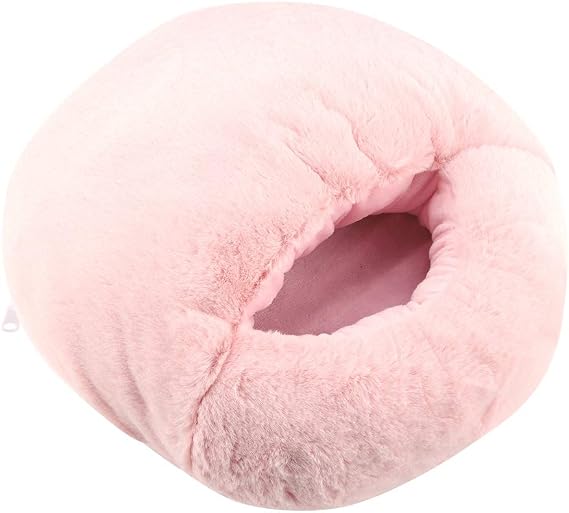 Heated Feet Warmer Foot Massager with Heat USB Foot Warmer Cushion Electric Heater for Winter Office Heating Slippers Shoes,Foot Warmer Cushion Electric Tool (Pink)