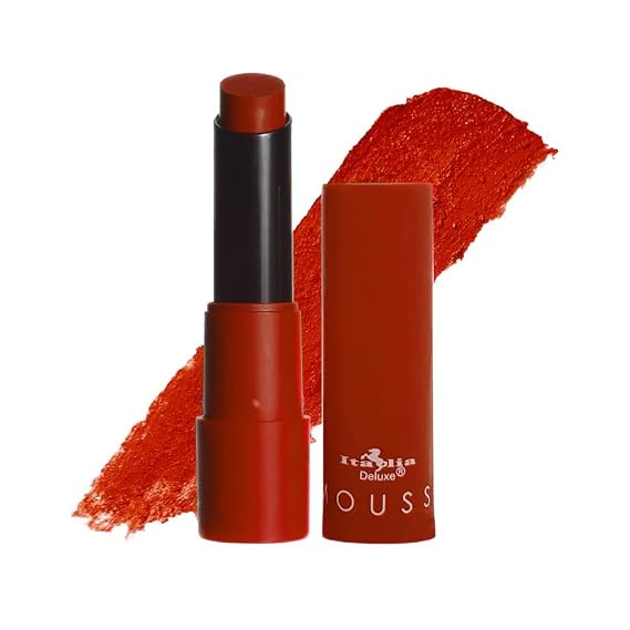 Italia Deluxe Mousse Matte Lipstick, 39 - Brick, Red