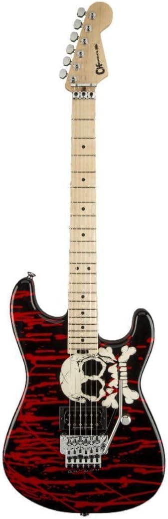 Charvel Warren DeMartini Signature Pro-Mod - Blood and Skull