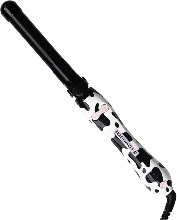 Beachwaver Co. B1 Rotating Curling Iron - Wavy West Black | Automatic 1-Inch Ceramic Curling Iron - Most Common Barrel Size for All Hair Lengths! | Auto-Shut Off, Travel-Friendly, Dual Voltage