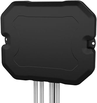Panorama Antennas 4x4 MiMo 4G/5G Adhesive Mount Antenna - 617 MHz - 960 MHz, 1427 MHz - 6000 MHz, 2396-7125 MHz, 1559-1612 MHz - 26 dB - 7.8 dBi - for Cellular Network, Wireless Data Network, GPS