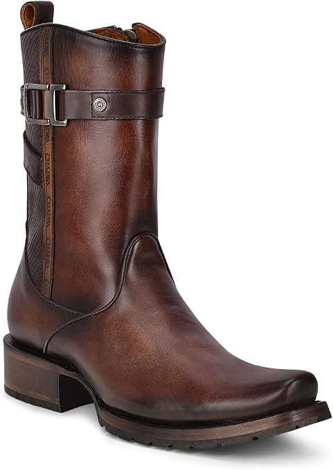 Cuadra Men's Boot in Bovine Leather with Zipper, 1J2JRS | 1J2JRS