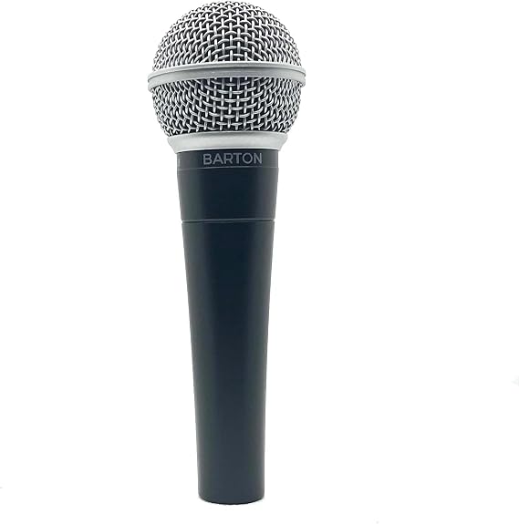 BARTON Dynamo Dynamic Vocal Microphone - High-Performance Mic for Vocals, Rugged Design, Superior Sound Quality Microphone