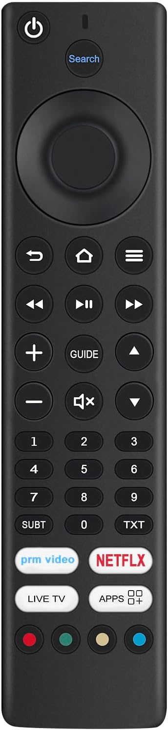 VINABTY Replaced IR Remote RM-C3253 Fit for JVC TV Edition Smart 4K Ultra HD LED TV LT-55CF810 LT-50CF810 LT-43CF810, NO Voice Func