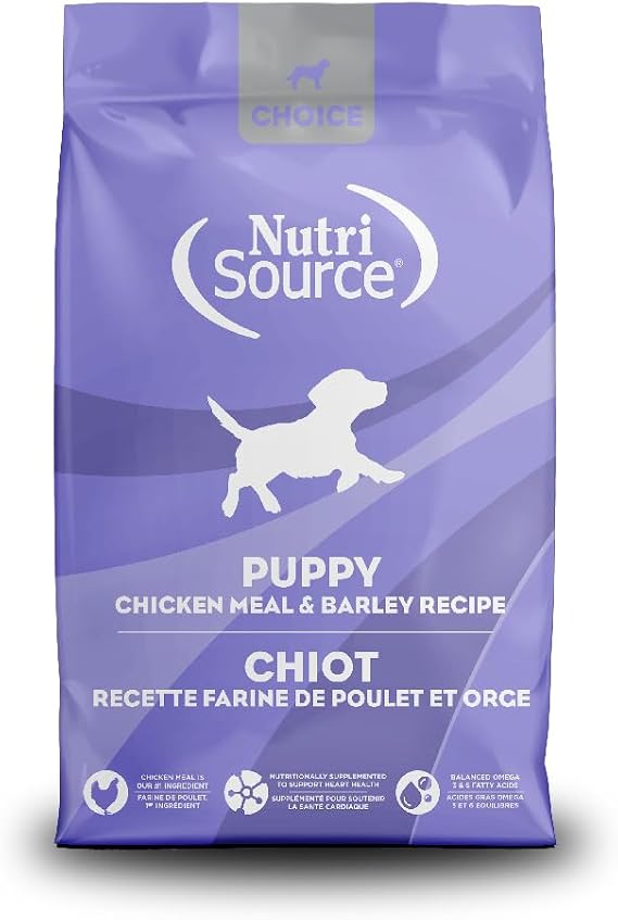 NutriSource Choice Chicken Meal & Barley Puppy Food, 5LB