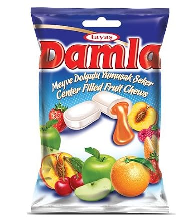 Tayas Damla Assorted Soft Candy 90 g / 3.17 oz