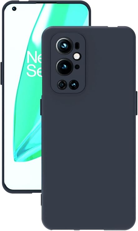 OnePlus 9 Pro Kılıf Kamera Korumalı Silikon Rubber Arka Kapak Lacivert