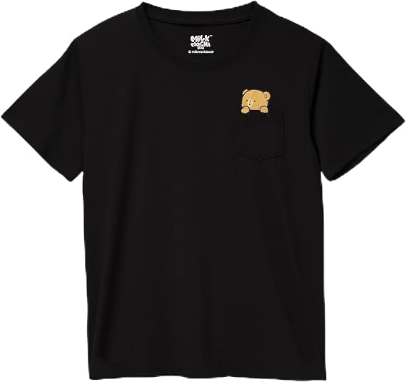 Milkmochabear Pocket Milk & Mocha T-Shirt Authorized Merchandise Cute Unisex Tee for Men and Women