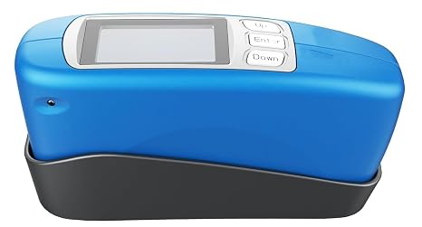 60 Degree Gloss Meter Single Angle Gloss Meter with Test Angle 60 Test Range 0-1000GU for Paint Ink Coating Electroplating Plastic Electronics Hardware and Other Fields