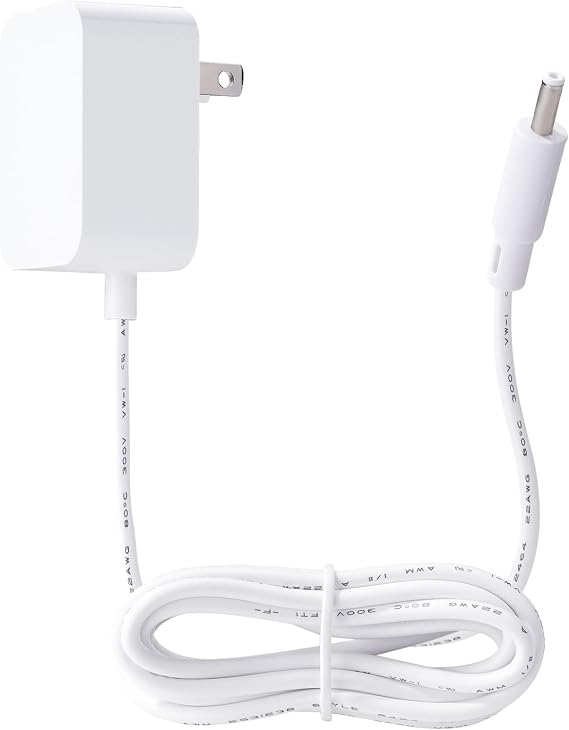5V Power Cord for Hatch Rest, Rest+, and Rest Mini Sound Machine Chager - Barrel Style Plug