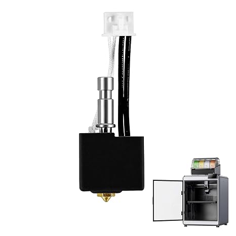 for Kobra s1 Hot End Kits, for Kobra s1 Combo Hot End Replacement and 0.4mm Quick Swap Hardened Steel Nozzle with Anycubic Kobra S1/ S1 Combo 3D Printers