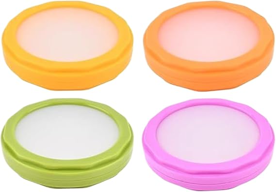 4pcs Silicone Fruit And Vegetable Storage Containers Set For Fridge 12.5cm Stretch Food Pods, Avocado Storage Container, Avocado Saver And Tomato Holder, Onion Storages Container Fruit Case