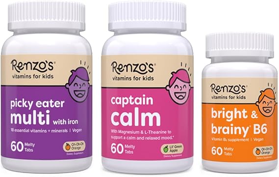 Renzo's Honor Roll Bundle - Picky Eater Multi Orange, Captain Calm, and Bright and Brainy