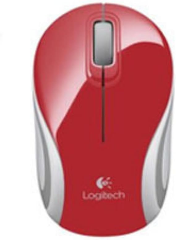 Logitech M187 Wireless Mini Mouse Red