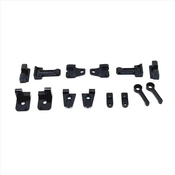 Rc Car Upgrade Compatible With MJX For Hyper Go H12Y 1/12 Remote Control Car Upgrade Parts Replacement Accessories Shell Trim Kit(Black)