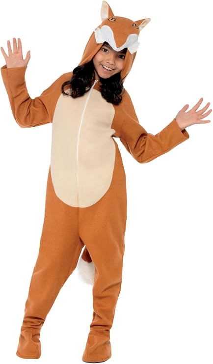 Smiffy's Children's Unisex All in One Fox Costume