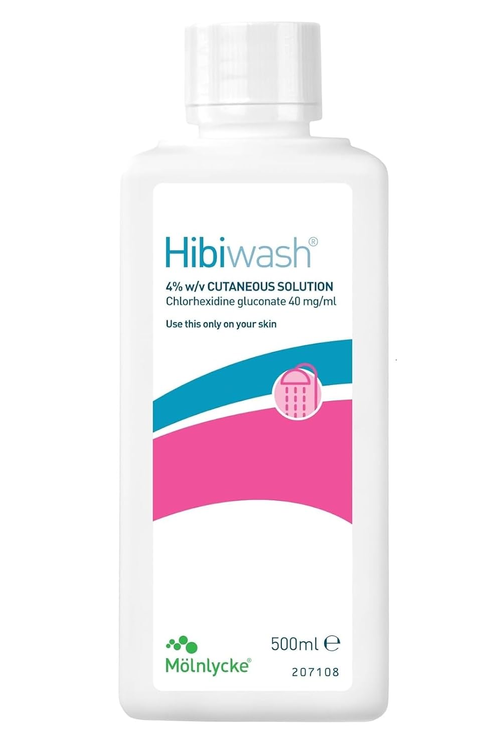 Hibiscrub MAT2727 500ml Antimicrobial Skin Cleanser Bottle