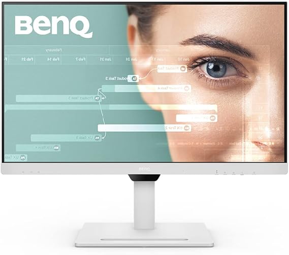 BenQ GW2790QT 27” IPS 2560x1440 QHD USB-C Ergo Eye-Care Monitor, Noise Filter Speakers, Noise Cancellation Mic, Height Adjustment, Low Blue Light Plus