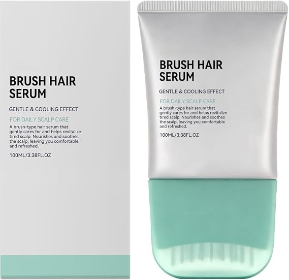 Scalp Massage Soothing Serum, Gentle Scalp Care, Lightweight Texture, Easy Absorption, Comfort Enhancing