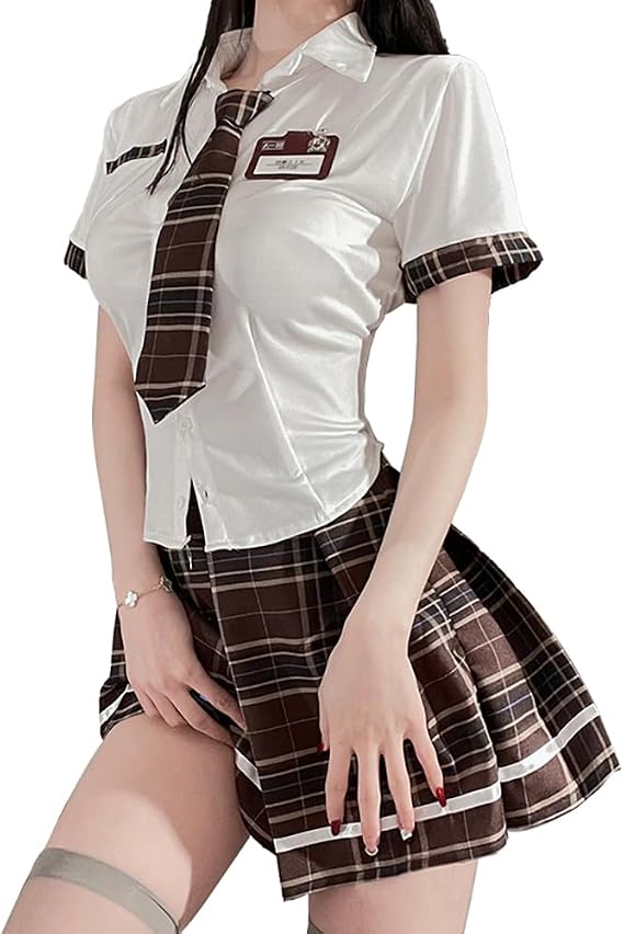 Sailor Uniform, Sexy, Cosplay, Erotic Extreme, Sexy, Narrow, Short Sleeve, Lingerie, Underwear, Baby Doll, Naval Style, JK Uniform, Temptation, High School Girls, Students, Cute, Women's