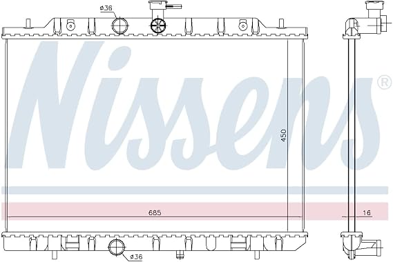 Nissens Radiator - 67365