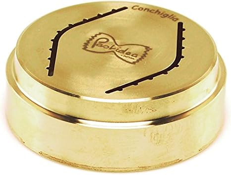 Dough dies for Kenwood AT910 KAX910 and Philips Pasta Maker, brown, Conchiglia