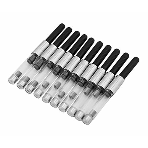 10 PCS REGAL Metal Fountain Pen Ink Converter, Suitable for Jinhao, Duke, Baoer, Fuliwen, REGAL Fountain Pen