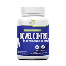 Bowel Incontinence Support Supplement - Control Leaky Bowel - Reduces the Frequency and Severity of Bowel Incontinence Episodes - 100% Natural Herbal Supplement