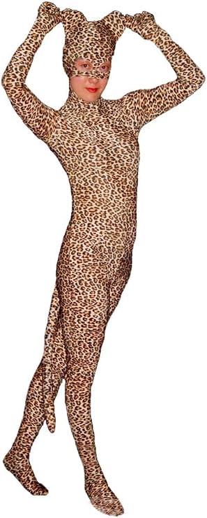 ATHX Men's and Women's Animal Costume Bodysuit Halloween Adult Stretch Spandex One Piece Cosplay Body Suit