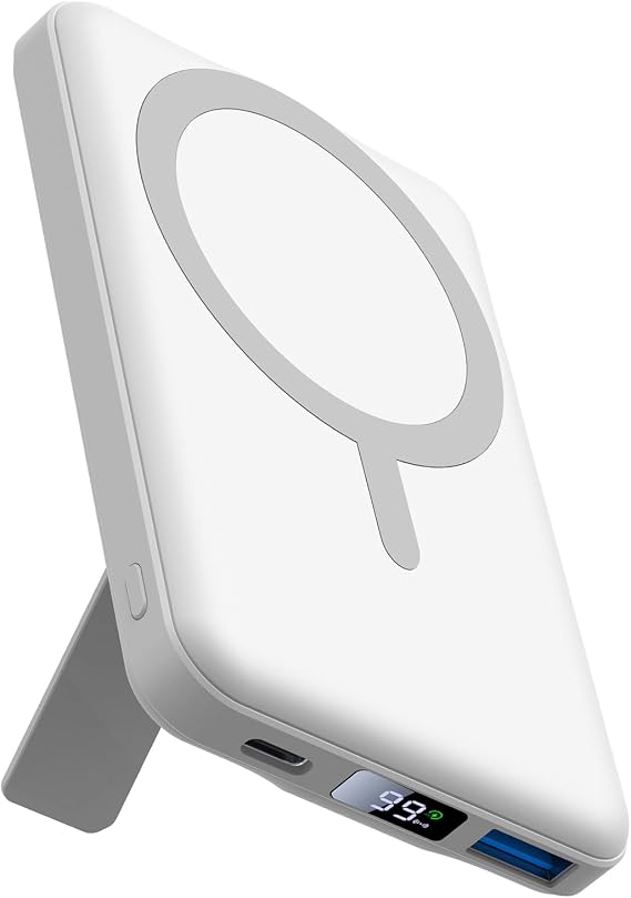 AOGUERBE for MagSafe Portable Charger, 10000mAh Magnetic Charger for iPhone