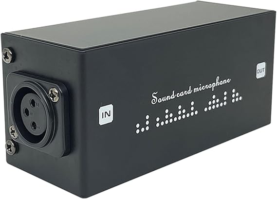 Dynamic Microphone Preamplifier Sound with 28dB Perfect for Studio Microphone Preamp Boosters Sound