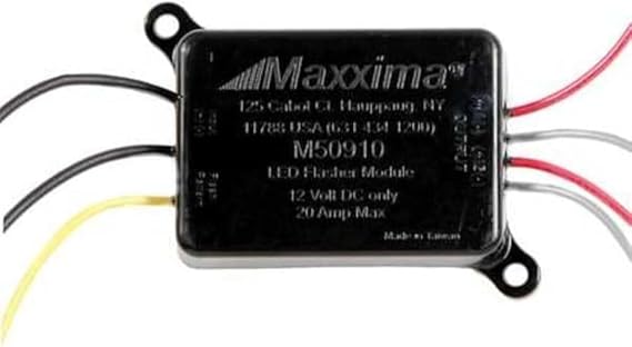 Maxxima M50910 LED Flasher Module with 16 Selectable Flash Patterns