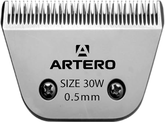 ARTERO Wide Blade 30 for Pet Grooming Precision Ceramic Clipper Blade 0.020.05 mm Professional Dog and Cat Grooming Replacement Blade
